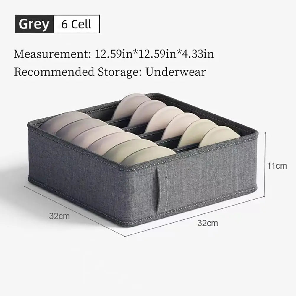 Faltbarer Schrank‑ und Schubladen‑Organizer – für Unterwäsche, Socken, Krawatten & Gürtel