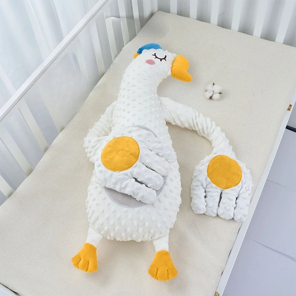 Elektrische Beruhigungs‑Kuschelpuppe – Nachahmendes Klopfen, Fernbedienung, für Neugeborene & Babys