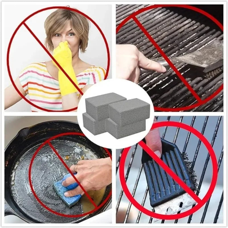 Grill‑Reinigungsstein aus Bimsstein – mühelos saubere Grillroste & Backöfen