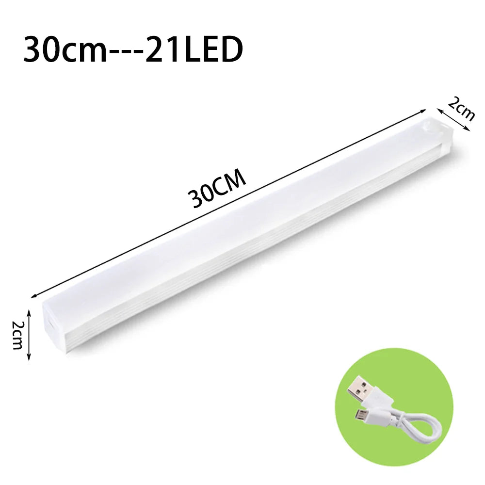 Bewegungs‑Sensor‑LED‑Leuchte – Kabellos, Aufladbar über USB‑C, für Schrank, Küche & Treppe