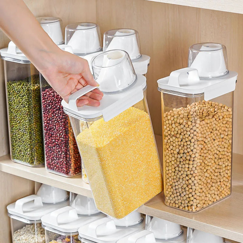 Luftdichte Vorratsdosen – stapelbar, BPA‑frei & mit Dosieröffnung