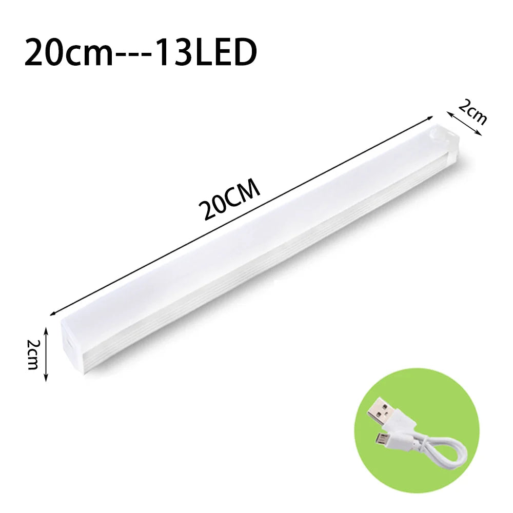 Bewegungs‑Sensor‑LED‑Leuchte – Kabellos, Aufladbar über USB‑C, für Schrank, Küche & Treppe