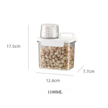 Luftdichte Vorratsdosen – stapelbar, BPA‑frei & mit Dosieröffnung