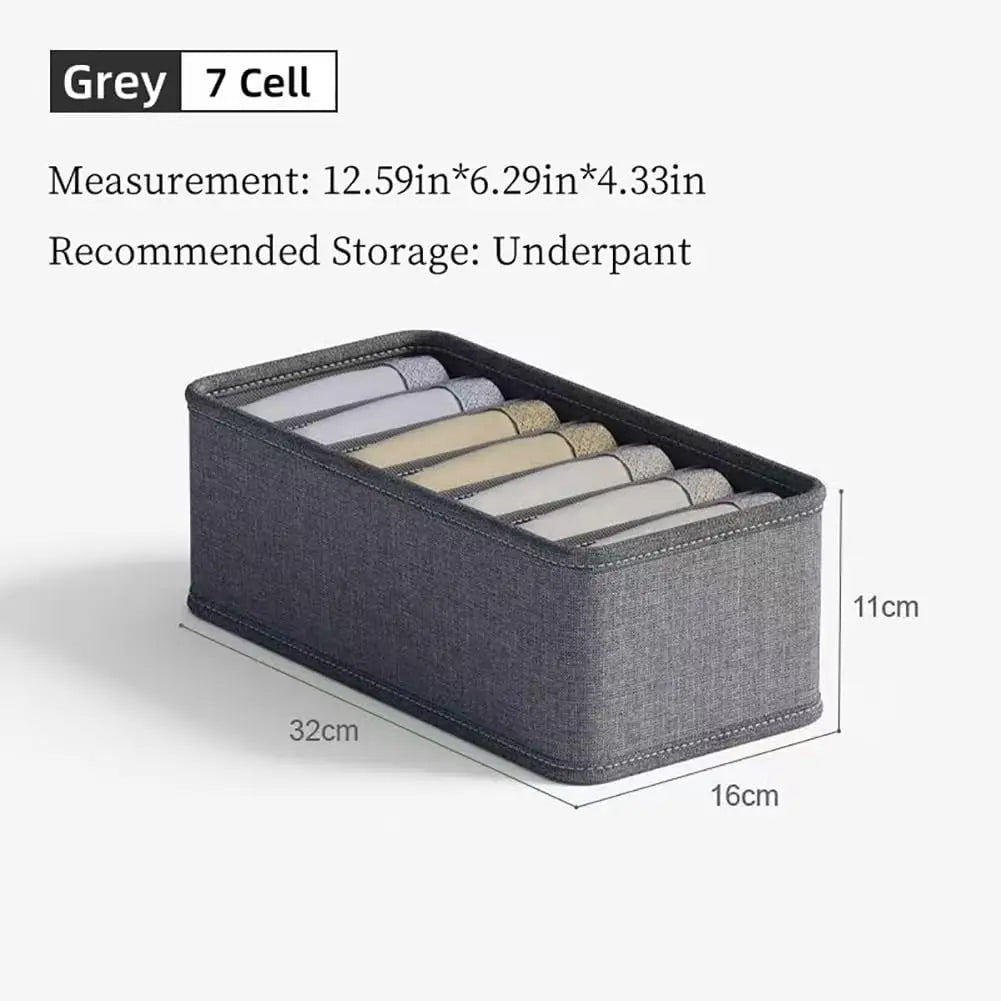 Faltbarer Schrank‑ und Schubladen‑Organizer – für Unterwäsche, Socken, Krawatten & Gürtel