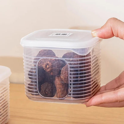 6‑Fächer Kühlschrank‑Box – Frische‑ und Ordnungsbox für Obst, Gemüse & Gewürze