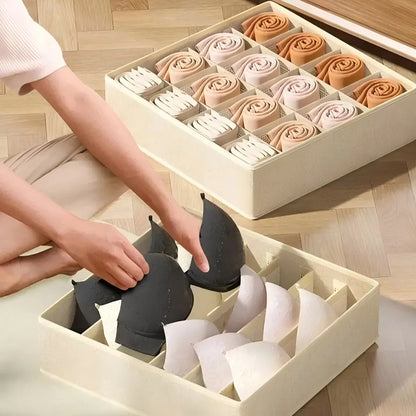 Schrank‑Unterteiler für Unterwäsche, Socken & Kleinigkeiten – platzsparend & flexibel