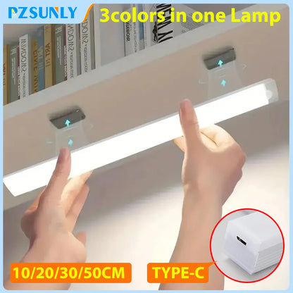 Bewegungs‑Sensor‑LED‑Leuchte – Kabellos, Aufladbar über USB‑C, für Schrank, Küche & Treppe
